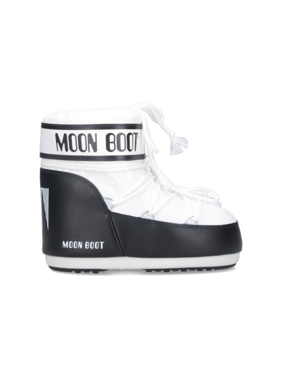 26FW 문부츠 아이콘 나일론 로우 부츠 80D1409340 A001 WHITE