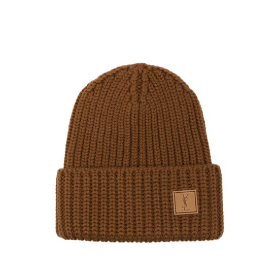 26FW 생로랑 비니 A003ST 3Y206 9800 BROWN DOM