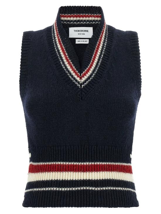  톰브라운 베스트 LDFKV233AY1506415 NAVY