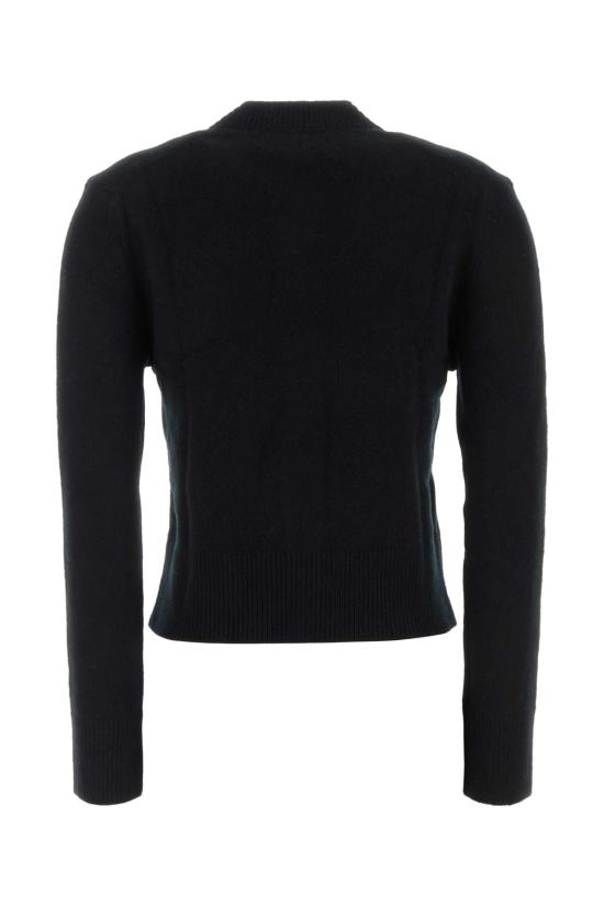 26FW 메종키츠네 베이비 폭스 램스울 피티드 가디건 PW00506KT1006 P199 BLACK - MAISON KITSUNE