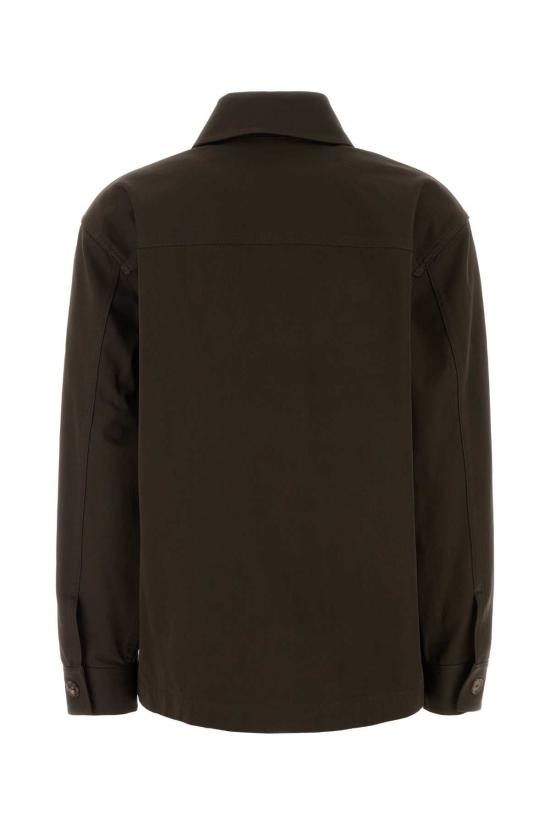 26FW 생로랑 셔츠 852011Y03JG 7073 BROWN - SAINT LAURENT
