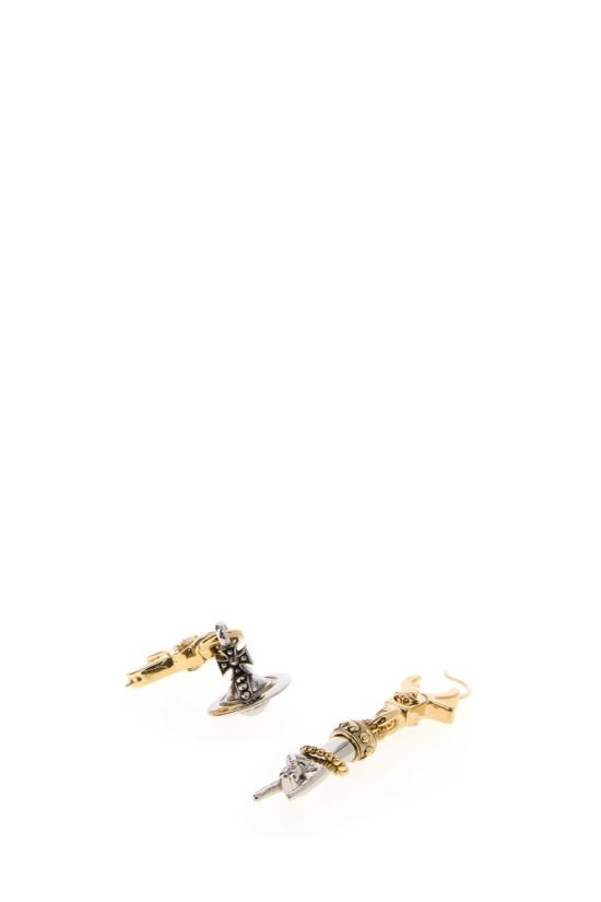 26FW 비비안웨스트우드 이어링 6202018F02R044 R044 GOLD - VIVIENNE WESTWOOD