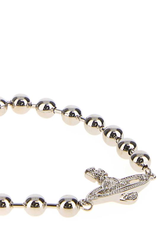 26FW 비비안웨스트우드 THAMES 실버 ORB 팔찌 6102025P02P409 P409 SILVER - VIVIENNE WESTWOOD