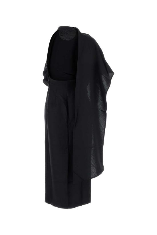 26FW 로에 원피스 42033143 402 BLACK - ROHE