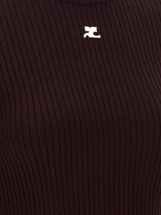 26FW 쿠레쥬 스웨터 CO345517BM BURGUNDY - COURREGES