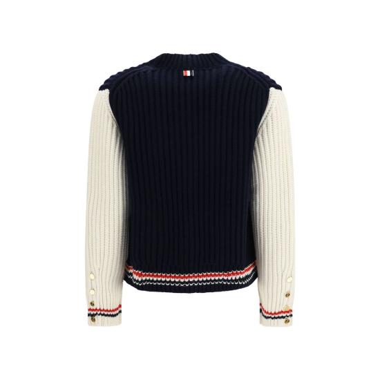 26FW 톰브라운 가디건 THFKC727AY2007979BB BLUE - THOM BROWNE