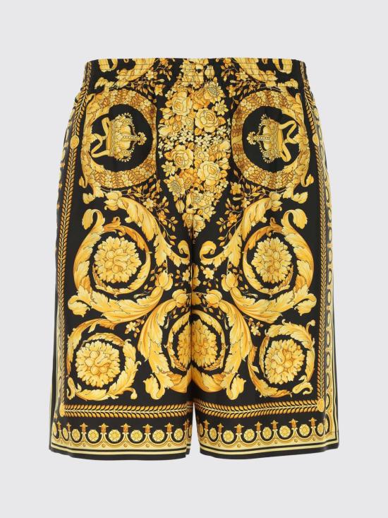 26FW 베르사체 숏팬츠 10024761A03044 5B000 Black - VERSACE