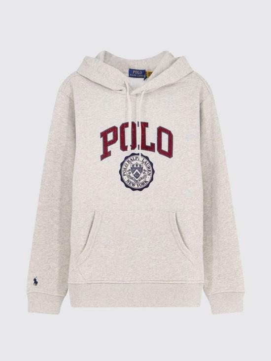 26FW 폴로 랄프로렌 후드 티셔츠 710B26149 003 Grey - POLO RALPH LAUREN