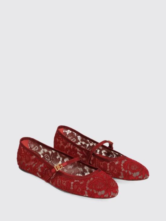 26FW 돌체앤가바나 플랫 슈즈 CB0244A0611 89902 Red - DOLCE & GABBANA