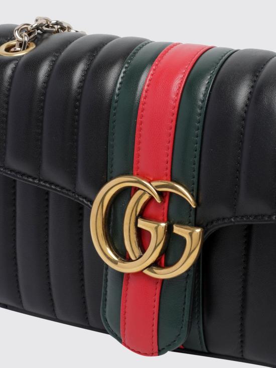 26FW 구찌 제트 세트 GG 마몽 미디움 숄더백 A005XWAAG8N 1068 Black - GUCCI