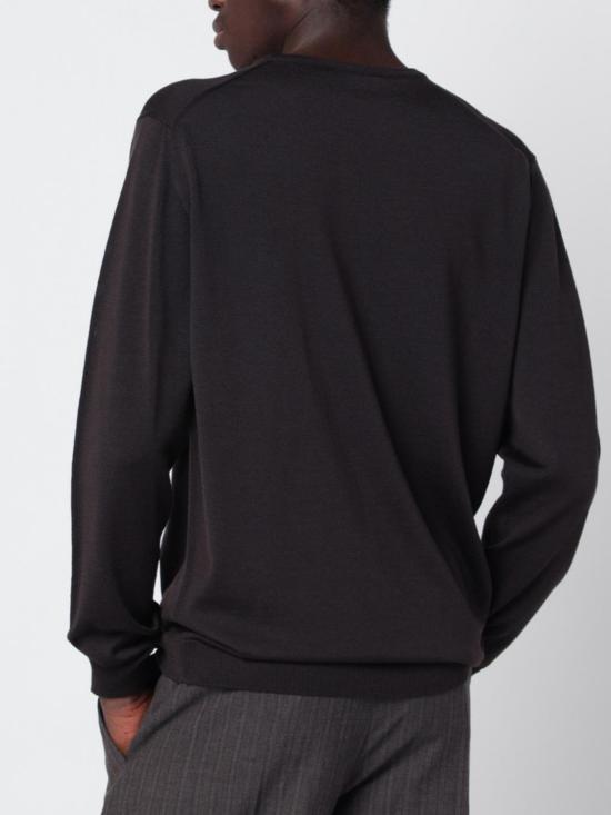 26FW 로베르토 콜리나 스웨터 263MYB01001 08 Brown - ROBERTO COLLINA