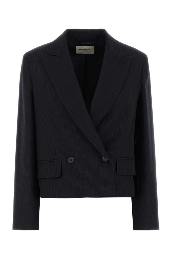 26FW 위켄드막스마라 자켓 2625046062600 001 NAVY