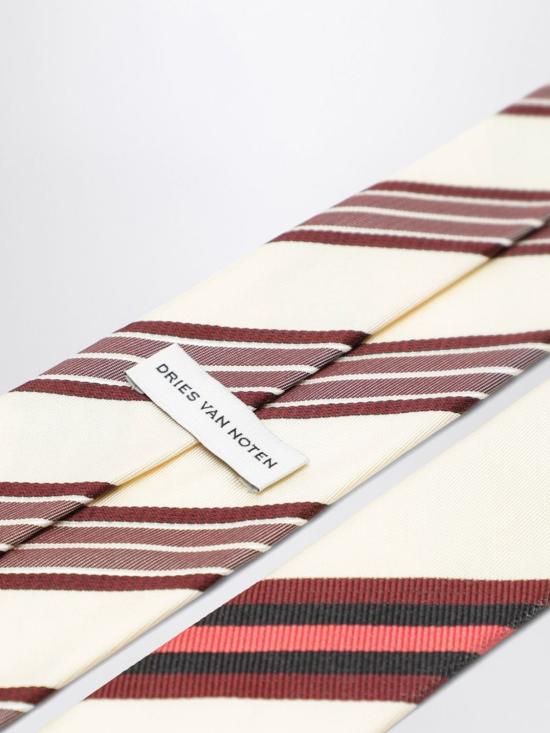 26FW 드리스 반 노튼 넥타이 0116004906 005 Beige - DRIES VAN NOTEN