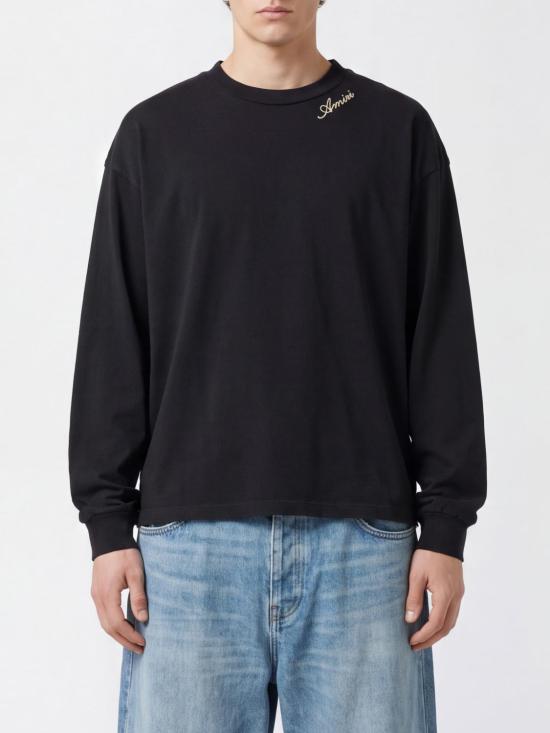 26FW 아미리 긴팔 티셔츠 AM426JR011 Black