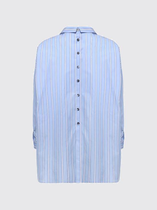 26FW 핑코 셔츠 107320A3HU EZE Gnawed Blue - PINKO
