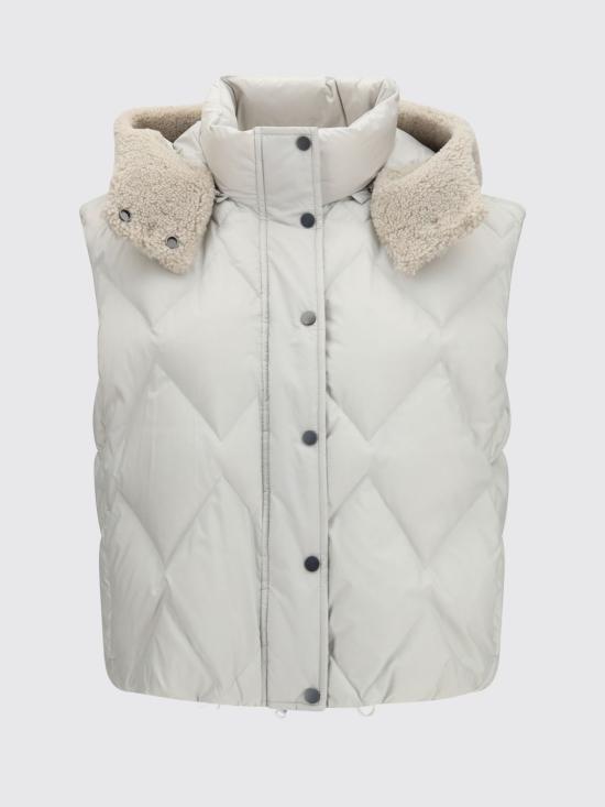 26FW 브루넬로 쿠치넬리 베스트 MD5983549 C3671 Grey - BRUNELLO CUCINELLI