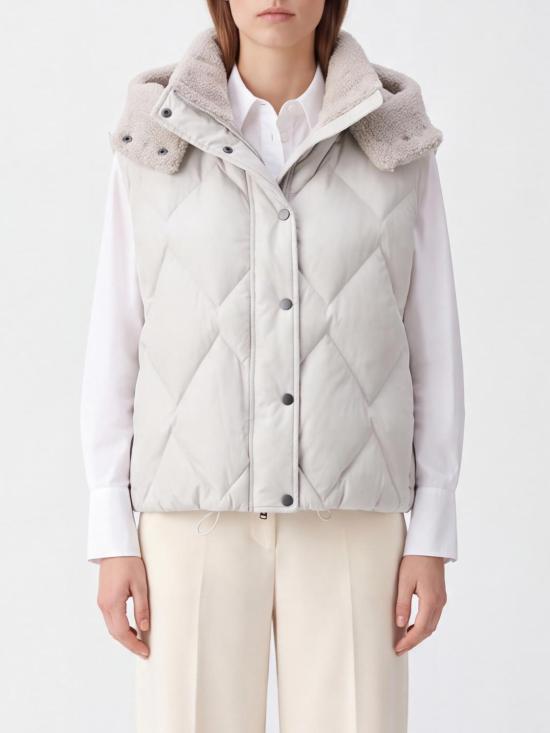 26FW 브루넬로 쿠치넬리 베스트 MD5983549 C3671 Grey
