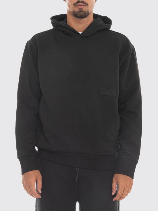 26FW 보스 후드 티셔츠 50564113 001 Black