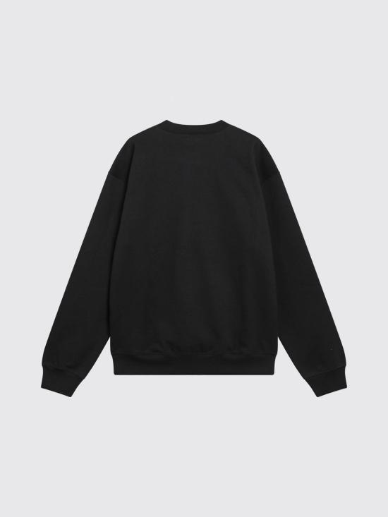 26FW 칼하트 WIP 로고 스웨트셔츠 I030546 00EXX Black - CARHARTT WIP