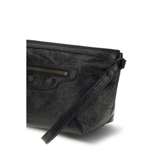 26FW 발렌시아가 클러치/파우치 BA8734212ABFY1000BB BLACK - BALENCIAGA