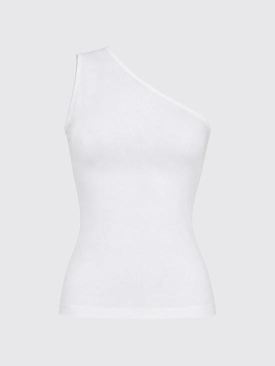 26FW 노마카말리 탑 KK4256PLT13 944 White - NORMA KAMALI