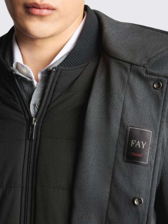 26FW 페이 코트 NAM6253044SYNJ B801 Charcoal - FAY