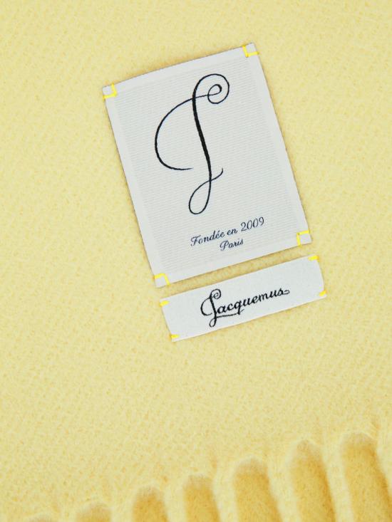 26FW 자크뮈스 머플러/스카프 ACU00880AK00361 205 Yellow - JACQUEMUS