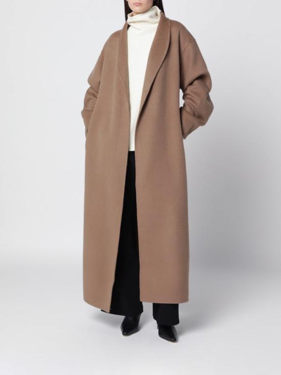 26FW 알마다 라벨 코트 4512WO TN Brown