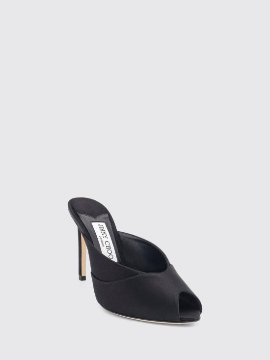 26FW 지미추 힐/펌프스 BRIGITTEMULE100SAT Black - JIMMY CHOO