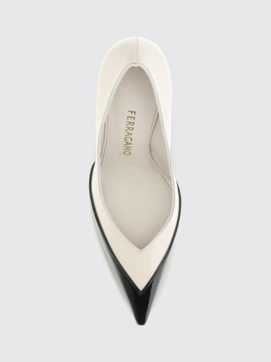26FW 살바토레 페라가모 힐/펌프스 01M399 797084 Ivory - SALVATORE FERRAGAMO