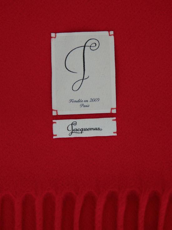 26FW 자크뮈스 머플러/스카프 ACU00880AK00361 470 Red - JACQUEMUS