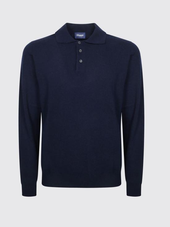 26FW 드루모어 폴로 티셔츠 D1B145L 795 Navy - DRUMOHR