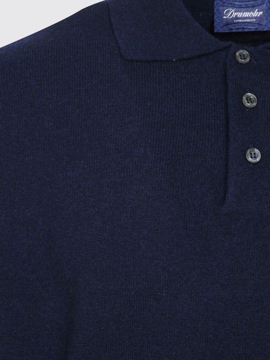 26FW 드루모어 폴로 티셔츠 D1B145L 795 Navy - DRUMOHR