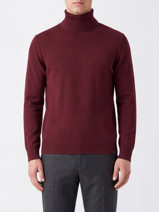 26FW 페이 터틀넥 NMMC1532440CQT R008 Red Purple