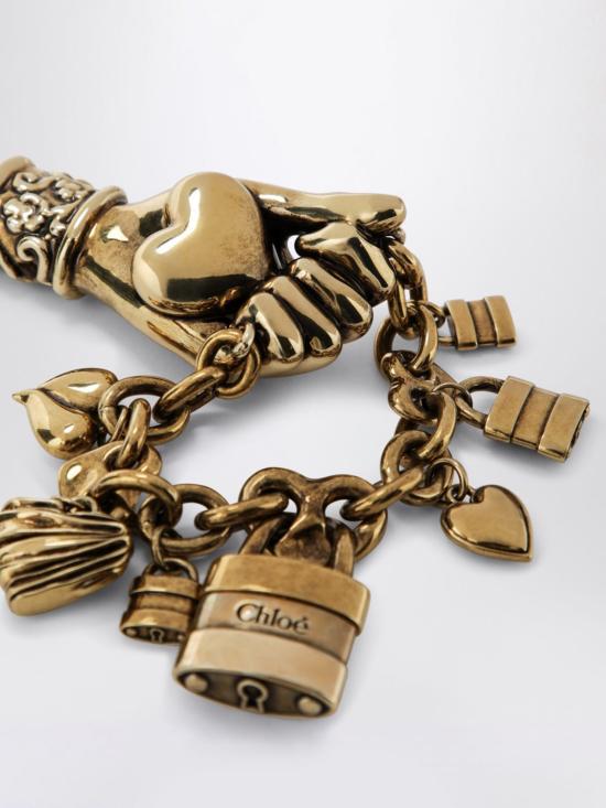 26FW 끌로에 키링 CH26AK259CB7 9DA Gold - CHLOE