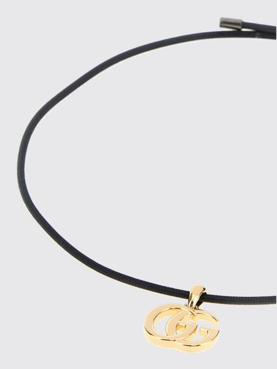 26FW 구찌 GG 마몽 마그네틱 코드 네크리스 A0079WIAAHL 8029 Black - GUCCI