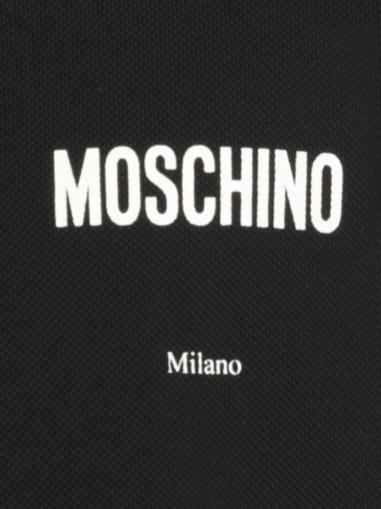 26FW 모스키노 폴로 티셔츠 16015242 1555 Black - MOSCHINO
