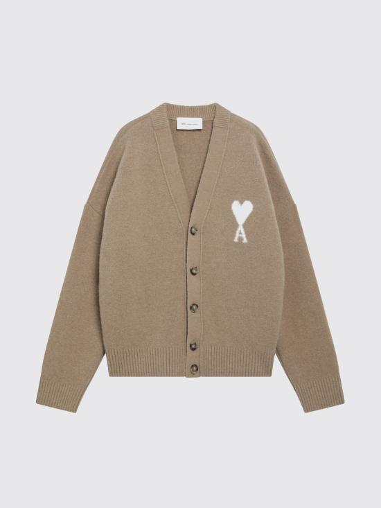 26FW 아미 가디건 UKC365UKN0135 A278 Beige - AMI