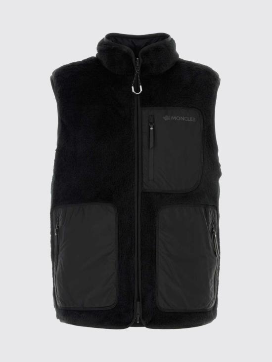 26FW 몽클레어 테디 플리스 리버시블 다운 질레 L20918G00007899ML 999 Black
