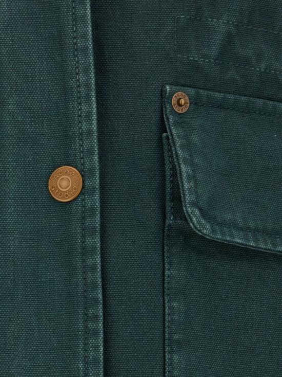 26FW 아크네 스튜디오 워싱 캔버스 블루종 자켓 A90755 AAX GREEN - ACNE STUDIOS