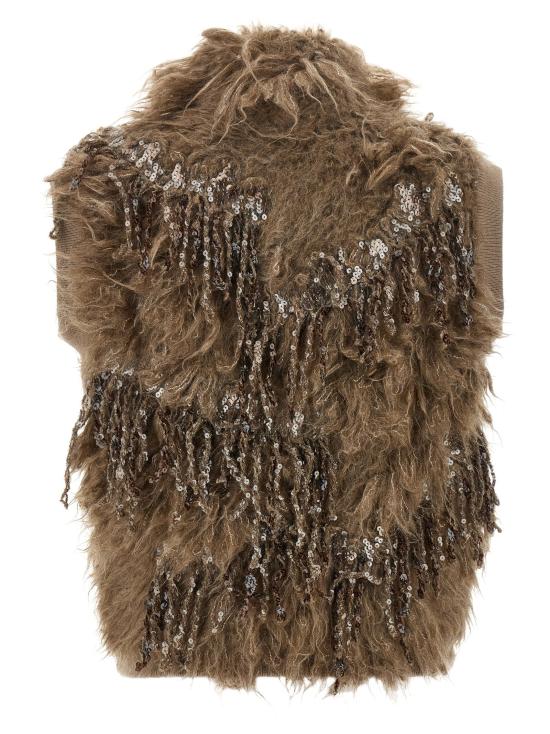 26FW 브루넬로 쿠치넬리 베스트 BR345611BM BROWN - BRUNELLO CUCINELLI