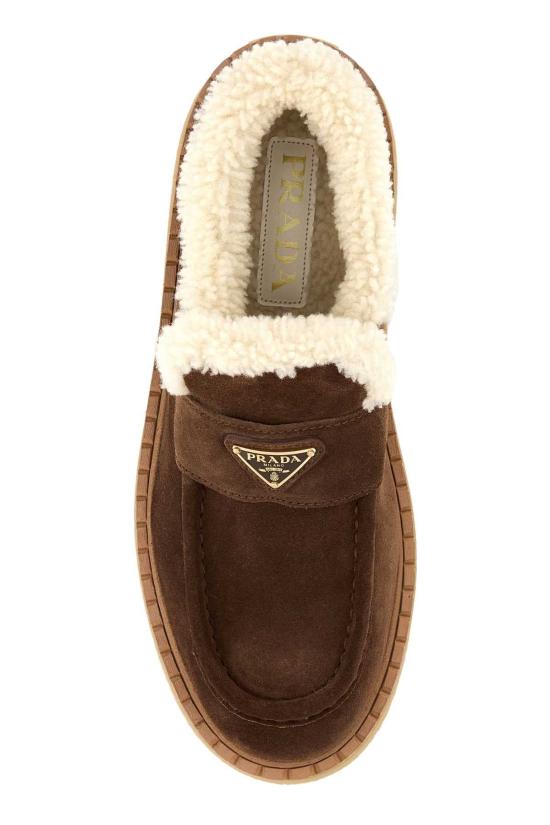 26FW 프라다 플랫 슈즈 1D717NFZD50JFT F0324 BROWN - PRADA