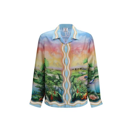 26FW 카사블랑카 셔츠 CAMAW26SH00604TENNISCLUBBB MULTICOLOR