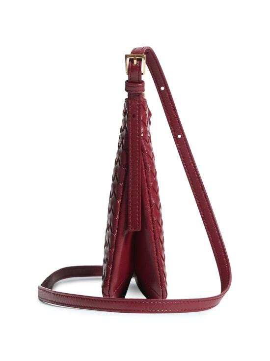 26FW 보테가베네타 인트레치아토 피콜로 미디움 파우치 876625 V0HW06569 RED - BOTTEGA VENETA
