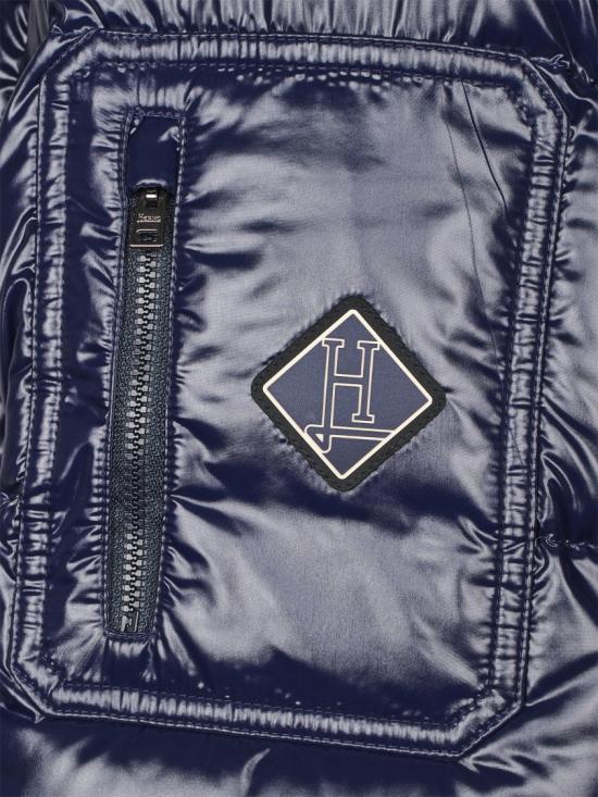 26FW 에르노 마야 후드 쇼트 다운 재킷 PI001416U129739200 Blue - HERNO