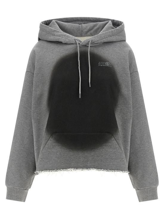 26SS MM6 메종마르지엘라 후드 티셔츠 MM328362BM GRAY