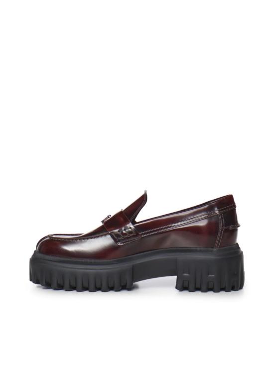 26FW 호간 플랫 슈즈 HXW7000FV50SHAR810 Black - HOGAN