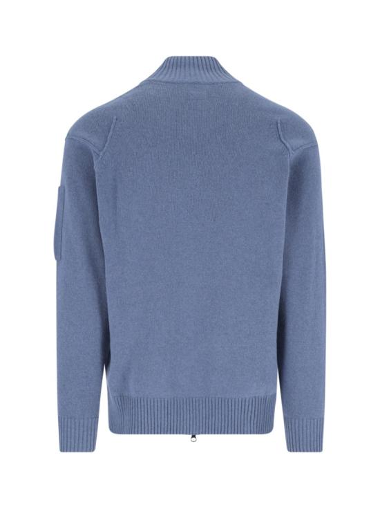 26FW 씨피 컴퍼니 니트웨어 21CMKN708A 110149A871 Blue - C.P. COMPANY