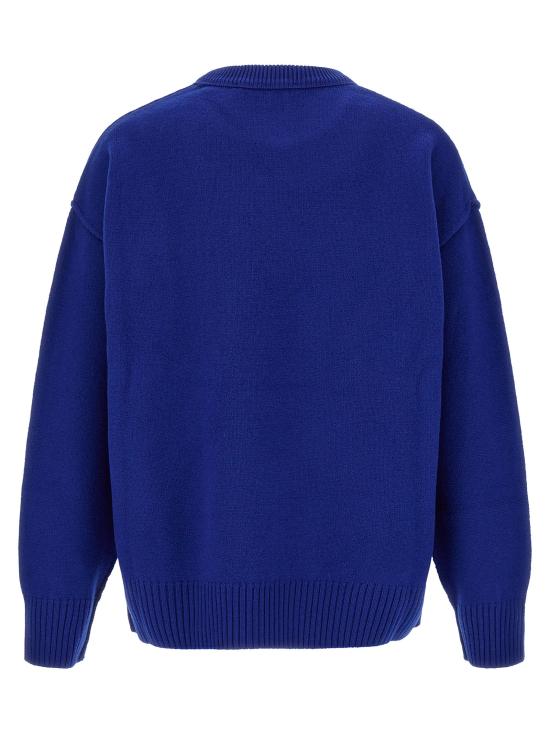 26FW 아미 스웨터 AM345088BM BLUE - AMI