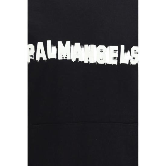 26FW 팜앤젤스 후드 티셔츠 PAPAMBB003FL0071003BB BLACK - PALM ANGELS